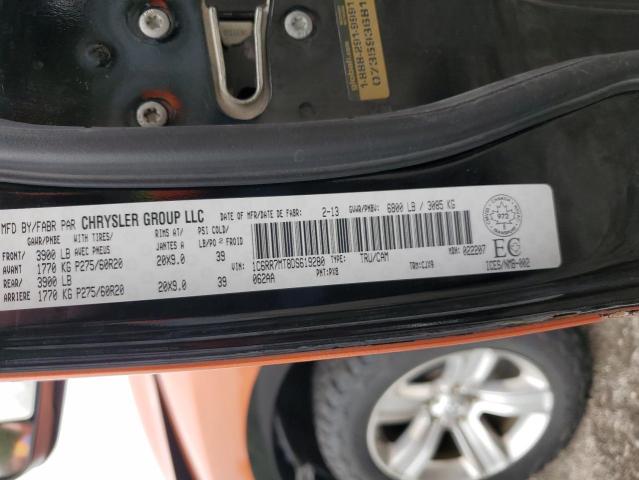 2013 Ram 1500 Sport VIN: 1C6RR7MT8DS619280 Lot: 64636593