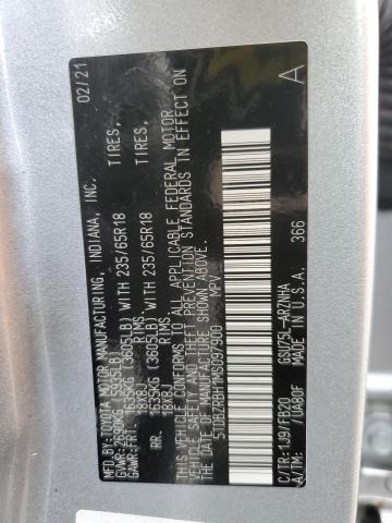 5TDBZRBH1MS097900 Toyota Highlander L