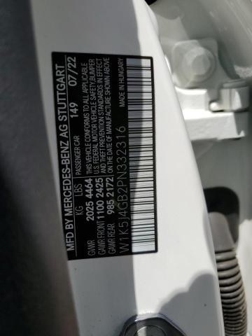 W1K5J4GB2PN332316 Mercedes-Benz CLA 250