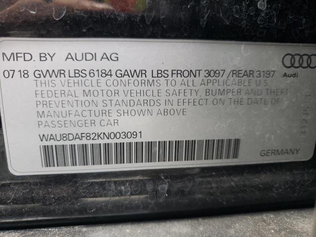 WAU8DAF82KN003091 Audi A8 L 10