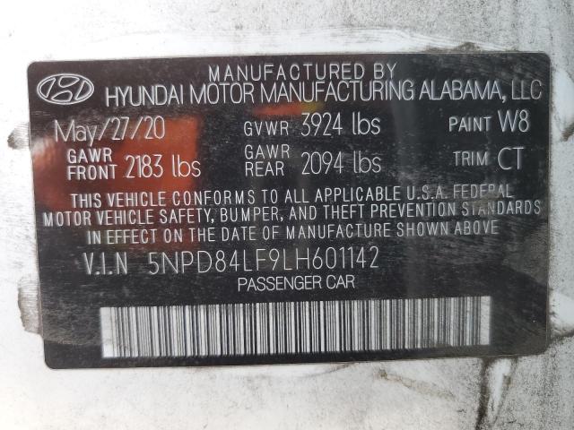 2020 HYUNDAI ELANTRA SE - 5NPD84LF9LH601142