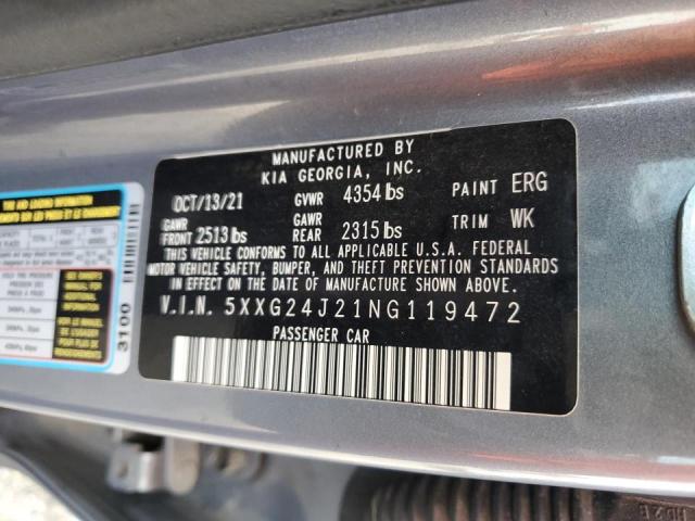 5XXG24J21NG119472 KIA K5 LX