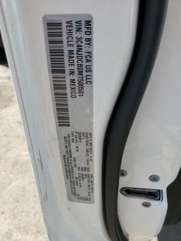 3C4NJDCB0MT500501 Jeep Compass Limited