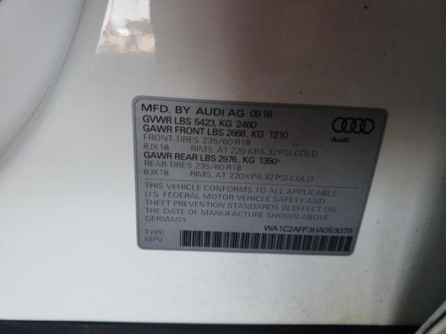 VIN WA1C2AFP3HA053079 2017 Audi Q5, Premium no.13