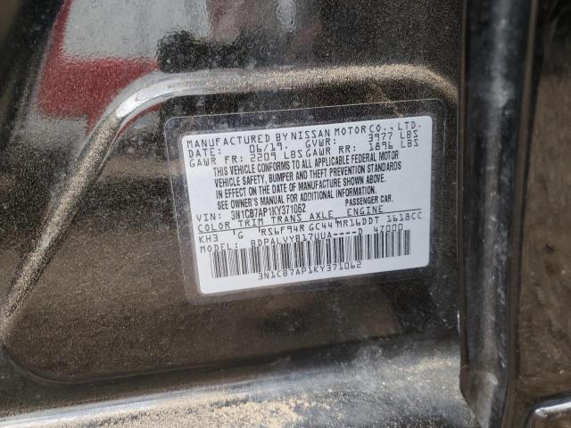 3N1CB7AP1KY371062 Nissan Sentra SR 13