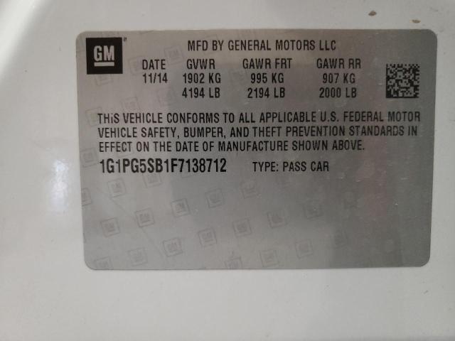 2015 CHEVROLET CRUZE LTZ - 1G1PG5SB1F7138712