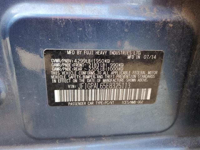 JF1GPAL65E8325113 Subaru Impreza Sport Premium