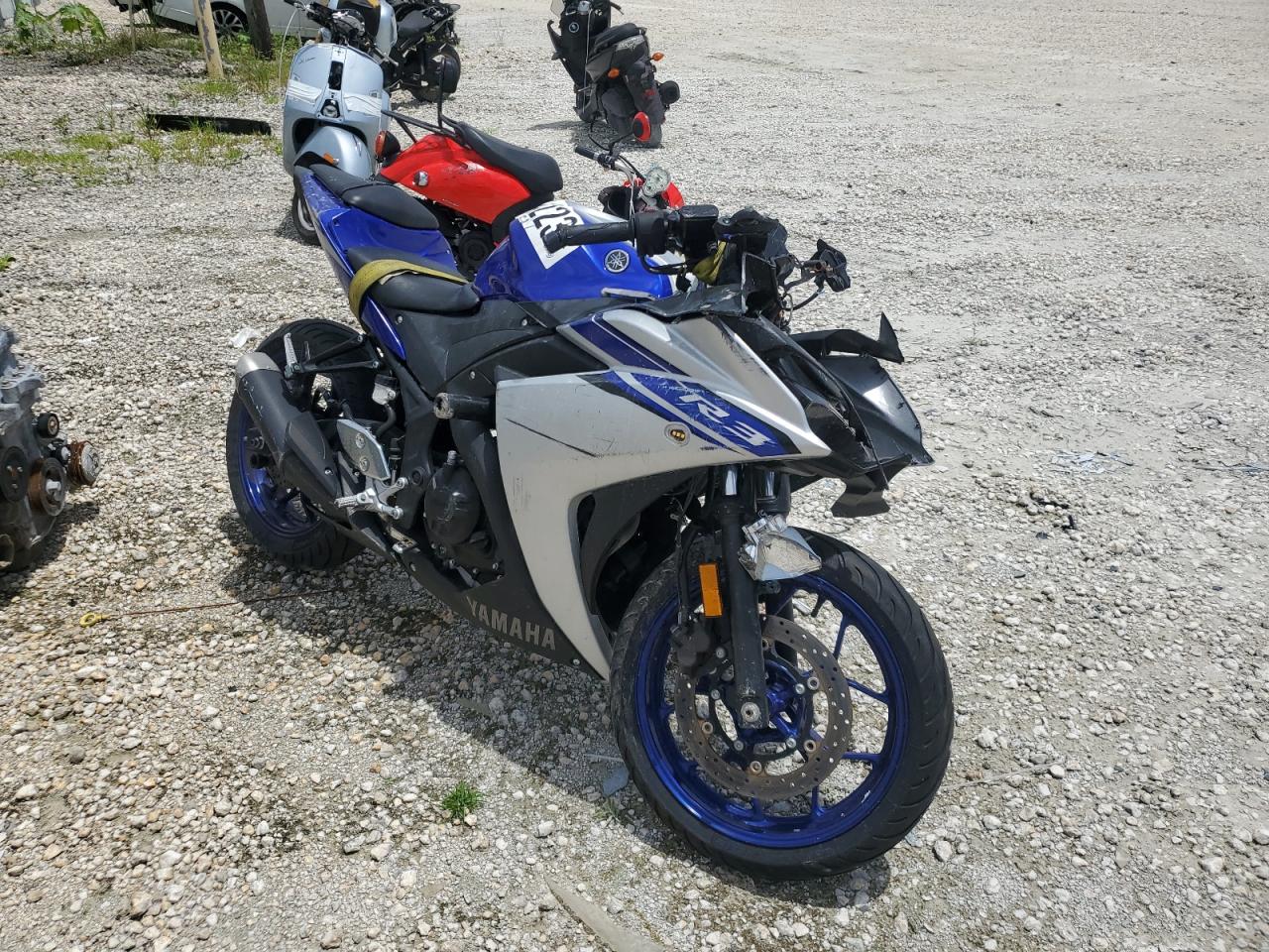 MH3RH06Y2GK011224 2016 Yamaha R3 at FL - Homestead, Copart lot 
