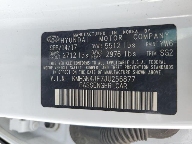 2018 GENESIS G80 ULTIMA - KMHGN4JF7JU256877