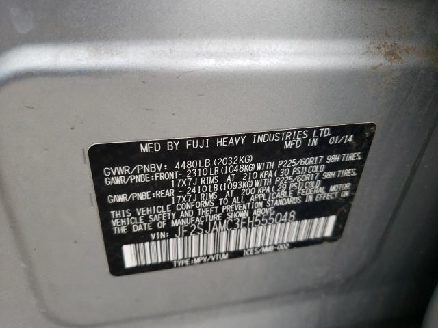 JF2SJAMC3EH555048 Subaru Forester 2.5i Touring