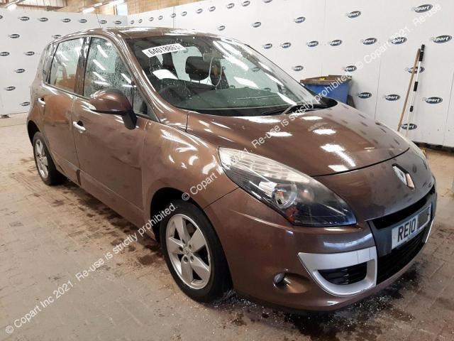 VF1JZ1P0T43740137, 2010 Renault Scenic Dyn on Copart UK