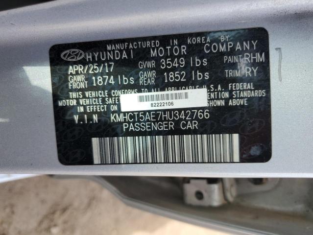 2017 HYUNDAI ACCENT SE - KMHCT5AE7HU342766
