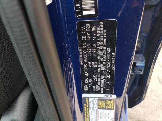 2020 KIA FORTE FE - 3KPF24AD5LE260743