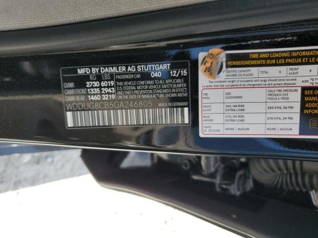 WDDUG8CB5GA246805 Mercedes-Benz S 550
