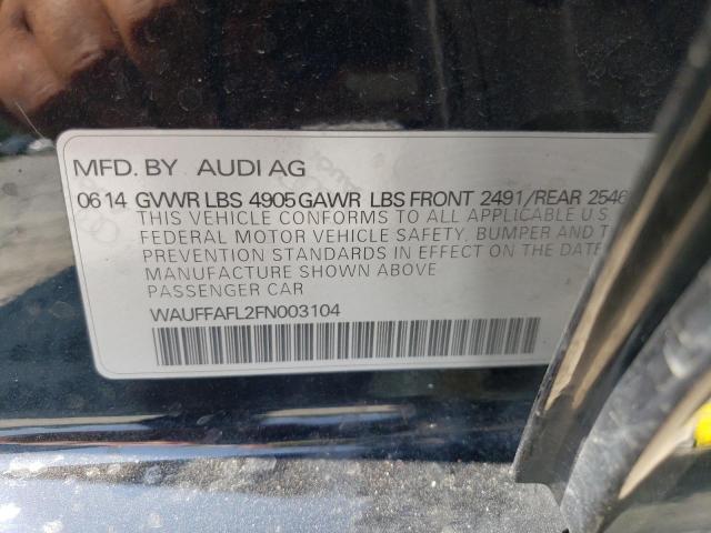 VIN WAUFFAFL2FN003104 2015 Audi A4, Premium Plus no.12