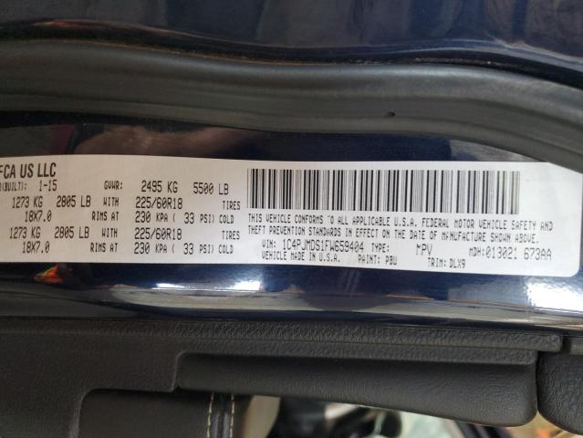 1C4PJMDS1FW659404 Jeep Cherokee Limited