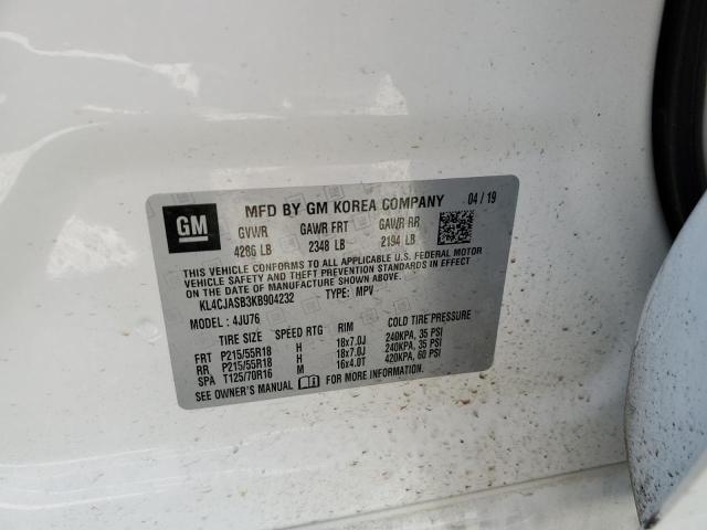 KL4CJASB3KB904232 Buick Encore Preferred
