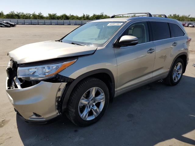 VIN 5TDDKRFH0ES027815 2014 Toyota Highlander, Limited no.1