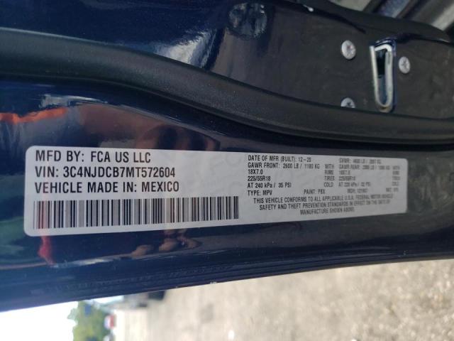 3C4NJDCB7MT572604 Jeep Compass Limited