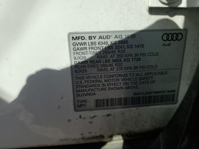 WA1LXAF76MD019499 2021 AUDI Q7, photo no. 13