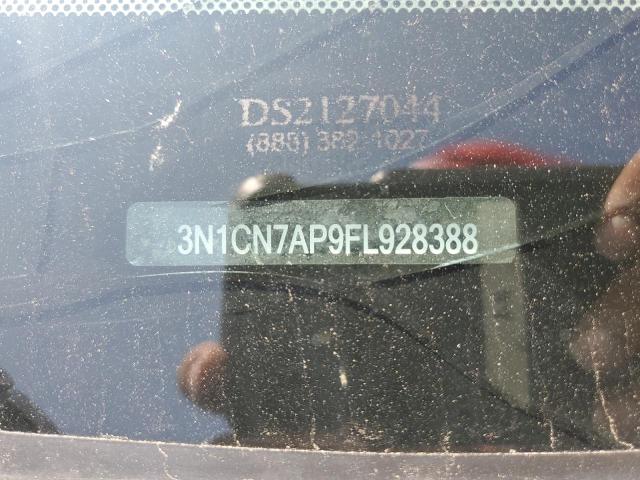 3N1CN7AP9FL928388 Nissan VERSA S