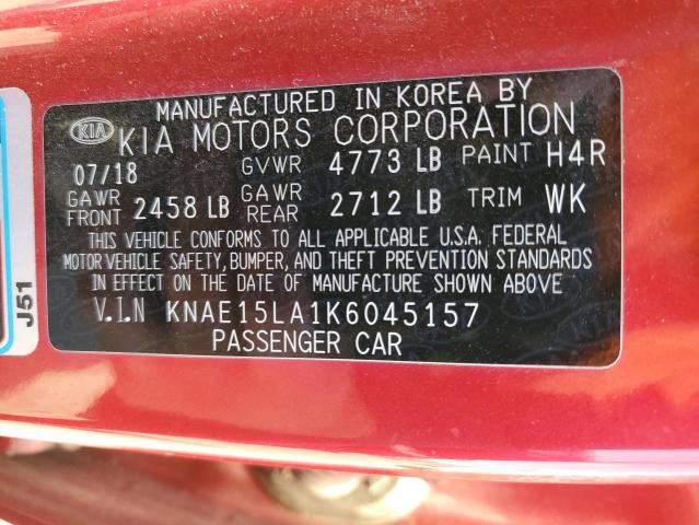 KNAE15LA1K6045157 KIA Stinger