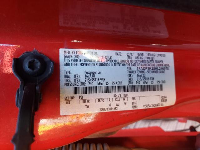 1FADP3K25HL246975 Ford FOCUS SE