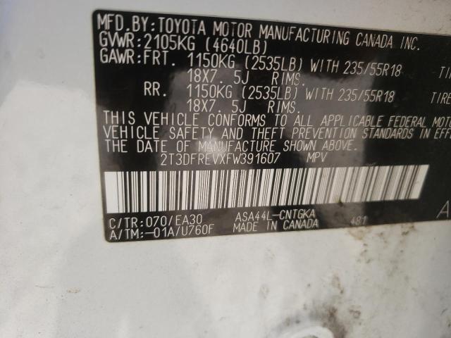 2015 TOYOTA RAV4 LIMIT - 2T3DFREVXFW391607