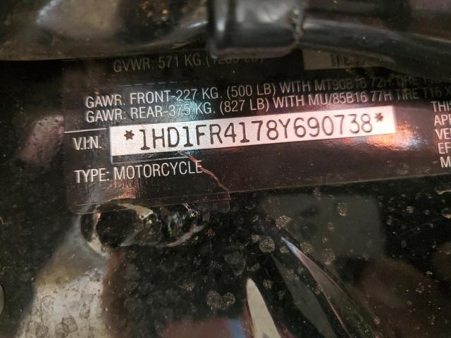 2008 HARLEY-DAVIDSON FLHRC 1HD1FR4178Y690738