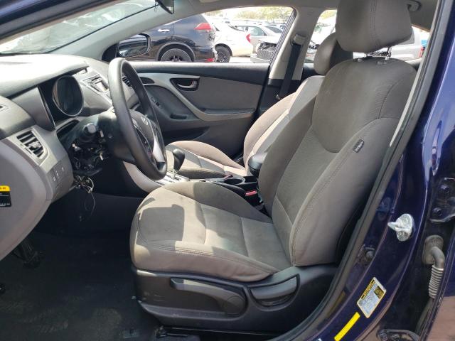  HYUNDAI ELANTRA 2012 Синій