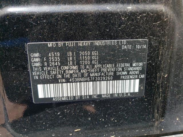 4S3BNBH67F3029260 Subaru Legacy 2.5i Premium