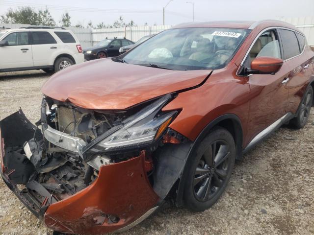 NISSAN MURANO PLA 2020 orange  gas 5N1AZ2DS2LN109855 photo #1