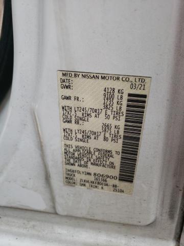 2021 Nissan Nv 2500 S VIN: 1N6BF0LY1MN806900 Lot: 61825373