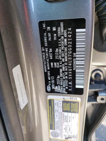 5XXGT4L37GG021424 KIA Optima Lx