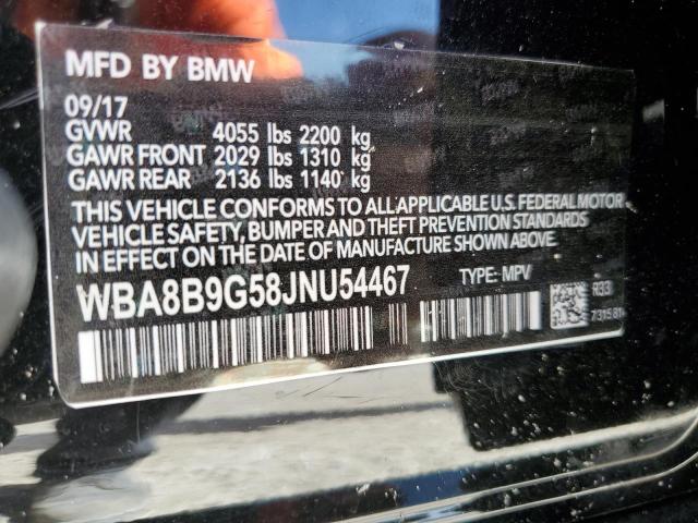 WBA8B9G59JNU58267 BMW 330 I
