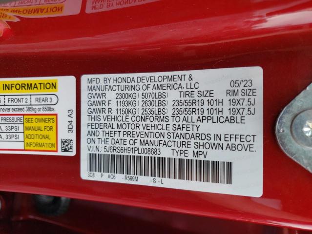 2023 HONDA CR-V SPORT - 5J6RS6H91PL008683