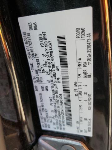 1FMCU0GX4FUA98709 Ford ESCAPE SE