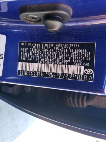 5YFBURHE6EP168501 Toyota COROLLA L