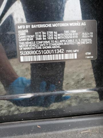 5UXKR0C51G0U11342 BMW X5 Xdrive35i