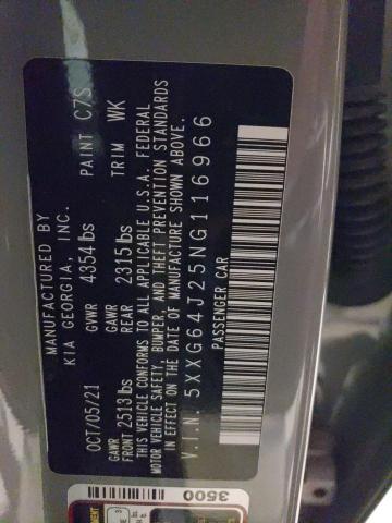 5XXG64J25NG116966 KIA K5 GT LINE