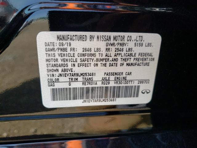2020 INFINITI Q50 PURE - JN1EV7AR9LM253461