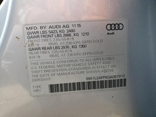 WA1L2AFPXGA087910 2016 AUDI Q5, photo no. 13