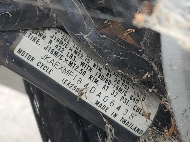 2004 KAWASAKI EX250 F - JKAEXMF184DA06438