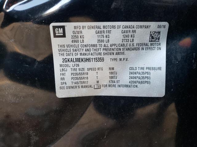 2GKALMEK9H6115359 GMC Terrain Sle