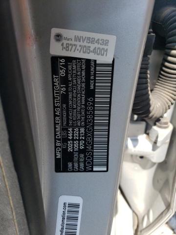WDDSJ4GBXGN385896 Mercedes-Benz CLA 250 4MATIC