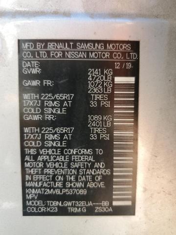 KNMAT2MV6LP537089 Nissan ROGUE S