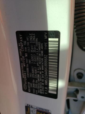 KM8J23A46KU888682 Hyundai TUCSON SE
