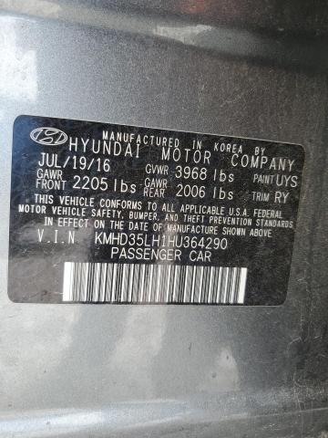 KMHD35LH1HU364290 Hyundai ELANTRA GT