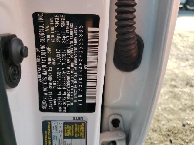 5XYKT3A6XFG555335 KIA SORENTO LX