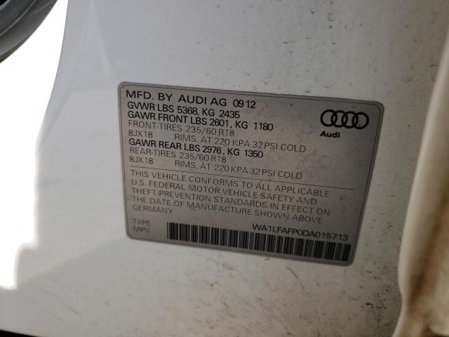 VIN WA1LFAFP0DA015713 2013 Audi Q5, Premium Plus no.13